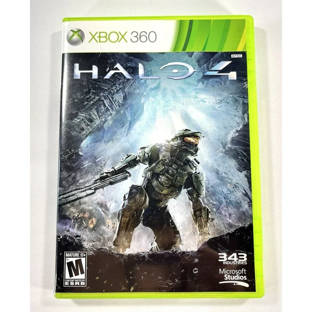 Halo 4 Xbox 360 Microsoft Studios 2012 Complete with Manual & Both Discs Tested
